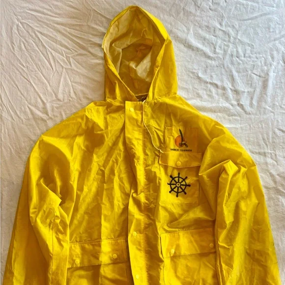 Men’s Vintage American Clearwater Waterproof Rain Suit - Picture 1 of 7